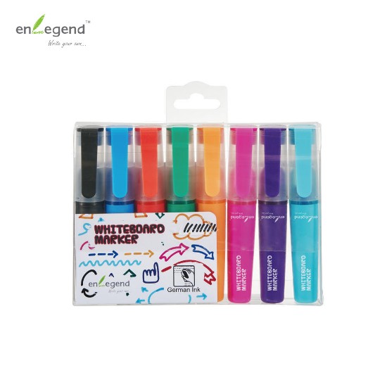 Εικόνα της 8 μαρκαδόροι ασπροπίνακα PET