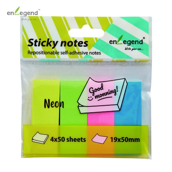 Εικόνα της Αυτ/τες σημειώσεις 19Χ50, 4 χρωμάτων (50φ ανά χρώμα)