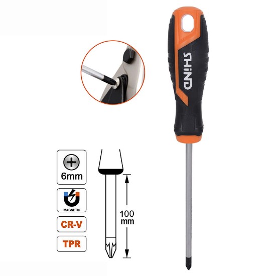 Εικόνα της ΚΑΤΣΑΒΙΔΙ ΣΤΑΥΡΟΥ PH1X100mm