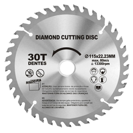 Εικόνα της ΔΙΑΜΑΝΤΟΔΙΣΚΟΣ ΚΟΠΗΣ ΞΥΛΟΥ Φ115