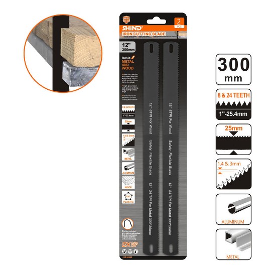 Εικόνα της ΣΕΤ ΛΑΜΕΣ ΚΟΠΗΣ ΞΥΛΟΥ - ΣΙΔΗΡΟΥ - ΑΛΟΥΜΙΝΙΟΥ 2 ΤΕΜ.