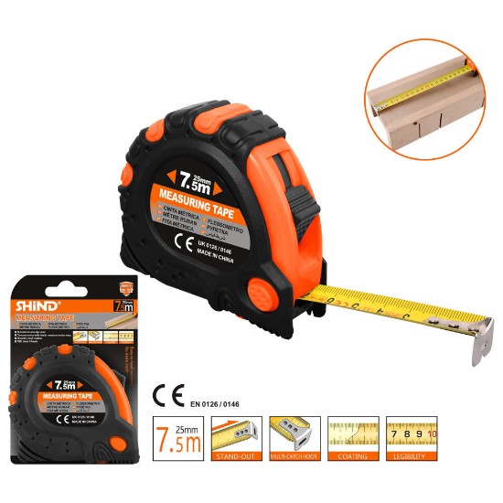 Εικόνα της ΕΠΤΑΜΕΤΡΟ ΜΕ ΣΤΟΠ 7,5X25mm