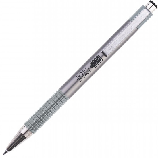 Picture of Ball Pen 301A 0.7mm Silver  blue writing