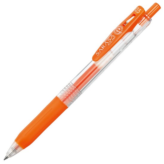 Picture of Sarasa Clip Gel Pen 0.5 - Red Orange (JJ15-ROR)