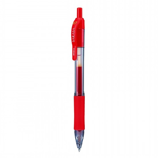 Picture of Sarasa retractable Gel Pen 0.7mm - red writing
