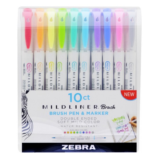 Εικόνα της 10 Μαρκαδόροι Υπογράμμισης Mildliner C&R+Fluo 0,5/4,0 - Διαφόρων