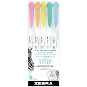 Εικόνα της 5 Μαρκαδόροι Υπογράμμισης Mildliner Fluo 0,5/4,0 - Διαφόρων