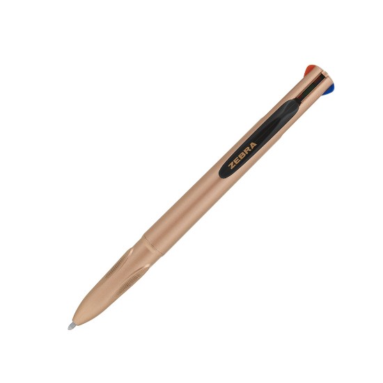 Picture of Ball Pen 1.0mm 4C Rose Gold - Blue/Red/Black/Green