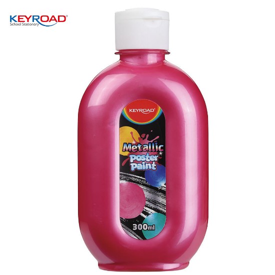 Εικόνα της Μπουκαλάκι Poster Color 300ml metallic κόκκινο