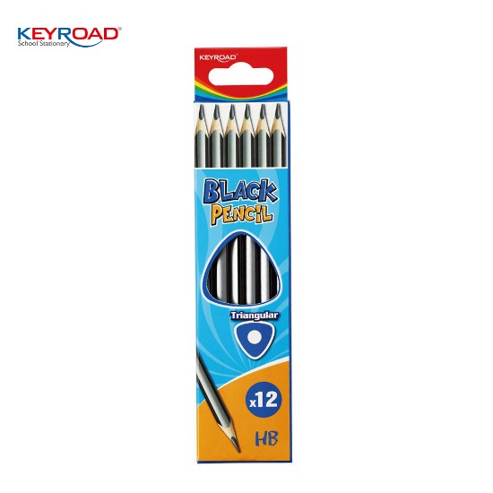 Εικόνα της Σετ 12 μολυβιών ΗΒ τριγωνικά