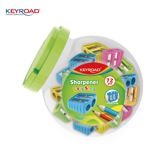 Picture of 72 Two-hole plastic erasers 4 colors