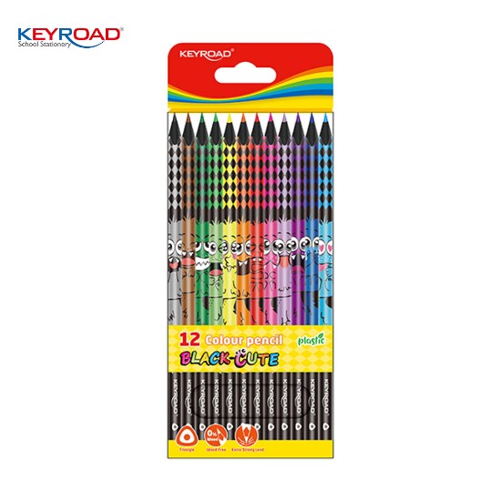 Εικόνα της Σετ Ξυλομπογιές Animal Deco τριγωνικές 12 χρωμ.