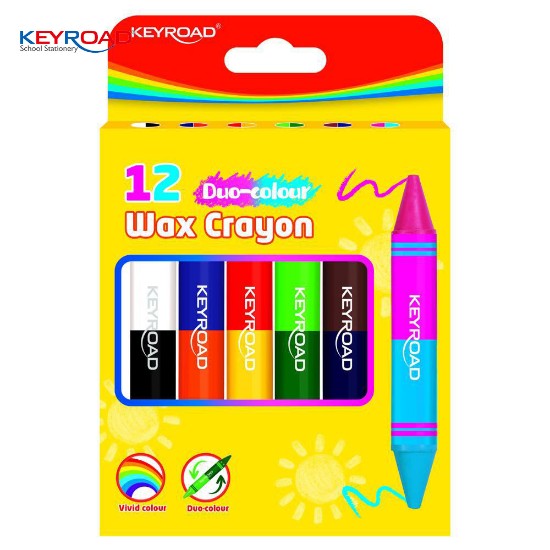 Εικόνα της Σετ 6 Κηρομπογιές Duo Color 12 χρωμ.