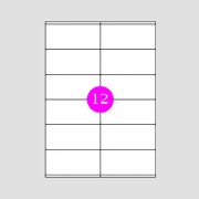 Εικόνα της Αυτοκόλλητες Ετικέτες 105x48 [12]