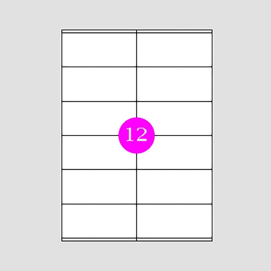 Εικόνα της Αυτοκόλλητες Ετικέτες 105x48 [12]