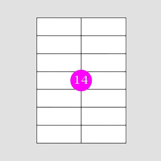 Εικόνα της Αυτοκόλλητες Ετικέτες 105x42,69 [14]
