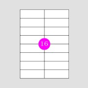 Εικόνα της Αυτοκόλλητες Ετικέτες 105x37,125 [16]