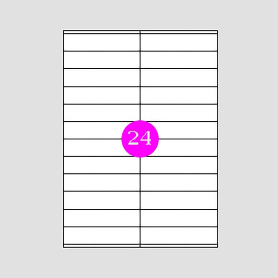 Εικόνα της Αυτοκόλλητες Ετικέτες 105x23 [24]