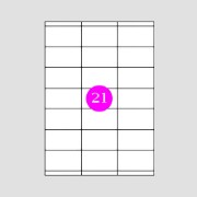 Picture of Adhesive Labels 70x42,43 [21]