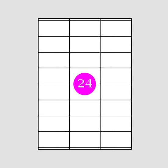 Picture of Adhesive Labels 70x37,125 [24]