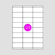 Εικόνα της Αυτοκόλλητες Ετικέτες 70x36 [24]