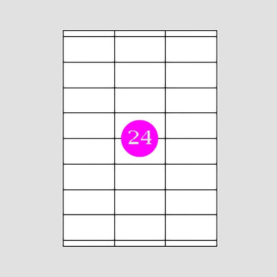 Εικόνα της Αυτοκόλλητες Ετικέτες 70x36 [24]