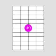 Εικόνα της Αυτοκόλλητες Ετικέτες 52,5x33 [36]