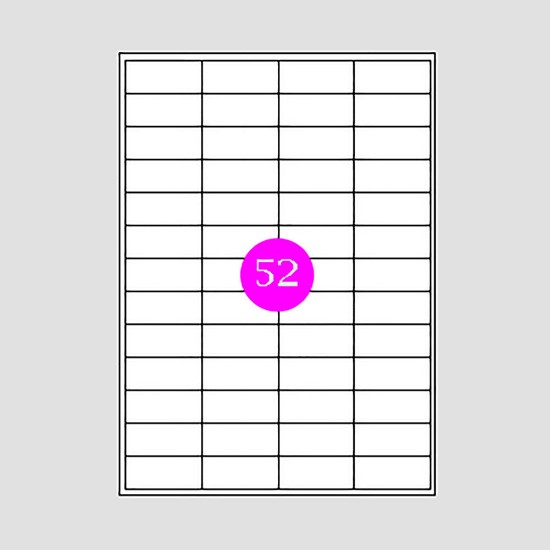 Εικόνα της Αυτοκόλλητες Ετικέτες 52,5x18 [64]