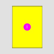 Εικόνα της Αυτοκόλλητες Ετικέτες 210x280 [1] Κίτρινες