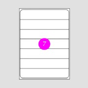 Εικόνα της Αυτοκόλλητες Ετικέτες 192,5x39 (7)