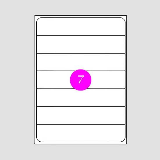 Εικόνα της Αυτοκόλλητες Ετικέτες 192,5x39 (7)