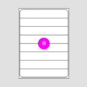 Εικόνα της Αυτοκόλλητες Ετικέτες 192x34 (8)