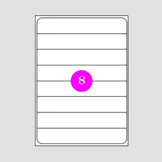 Εικόνα της Αυτοκόλλητες Ετικέτες 192x34 (8)