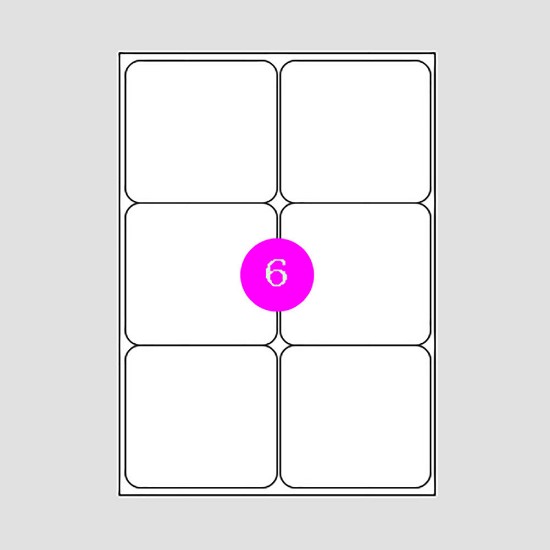 Picture of Adhesive Labels 99,1x93,1 (6)