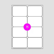 Picture of Adhesive Labels 99,1x67,7 (8)