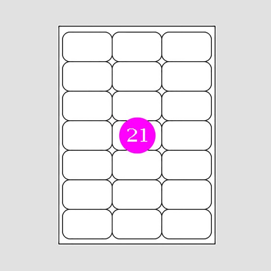 Picture of Adhesive Labels 63,5x38,1 (21)