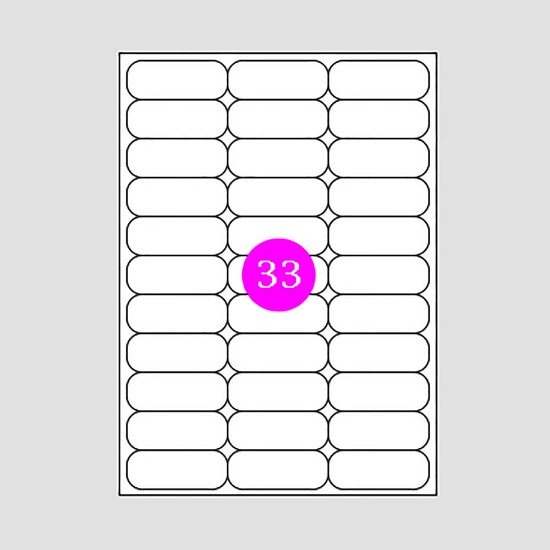 Picture of Adhesive Labels 63,5x25,4 (33)