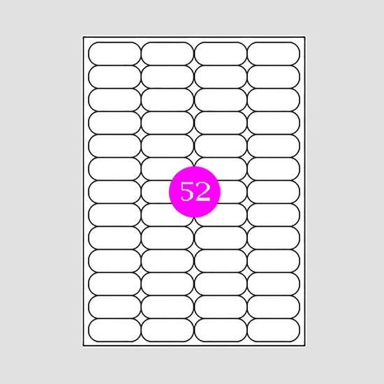 Picture of Adhesive Labels 46,4x21,2 (52)
