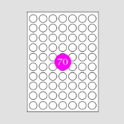 Εικόνα της Αυτοκόλλητες Ετικέτες Φ40 (24)