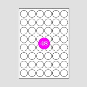 Εικόνα της Αυτοκόλλητες Ετικέτες Φ50 (15)