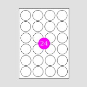 Εικόνα της Αυτοκόλλητες Ετικέτες Φ60 (12)