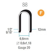 Picture of Cable Staples 88-12/1.000 Maestri