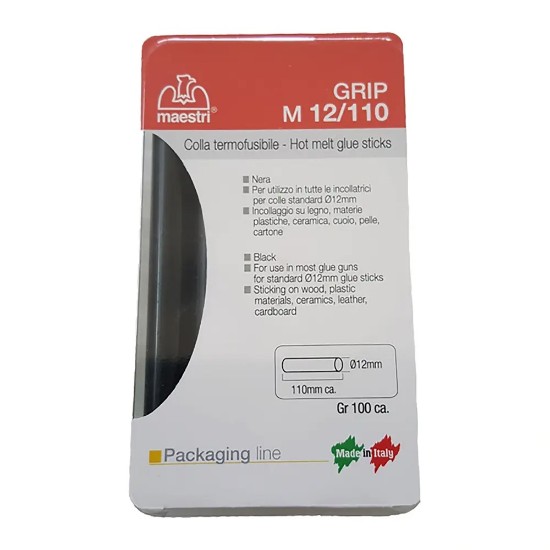 Εικόνα της Ράβδοι Σιλικόνης M-12/110 Μαύροι 100gr