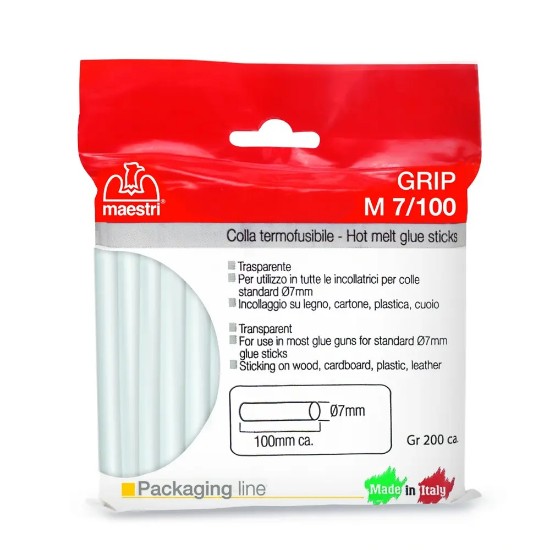 Εικόνα της Ράβδοι Σιλικόνης M-7/100 Διαφανείς 200gr