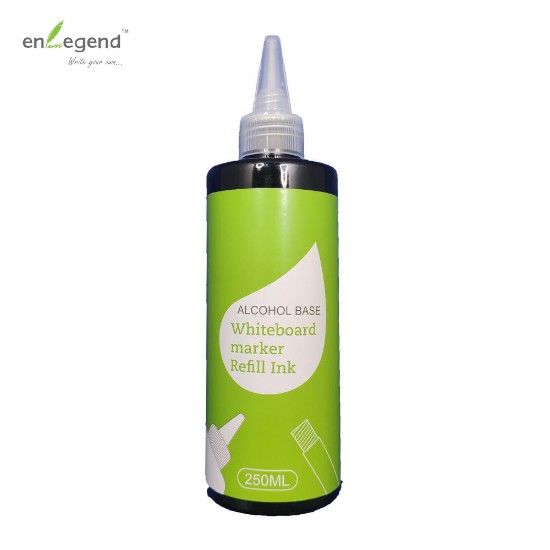 Εικόνα της Δοχείο μαύρου μελανιού 250ml μαρκαδόρων ασπροπίνακα