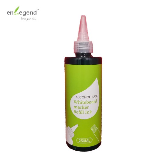 Εικόνα της Δοχείο πράσινου μελανιού 250ml μαρκαδόρων ασπροπίνακα