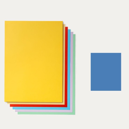 Εικόνα της 6 Χαρτόνια κυματιστά 275g/m2 Αβάνας - 50x70 - T2