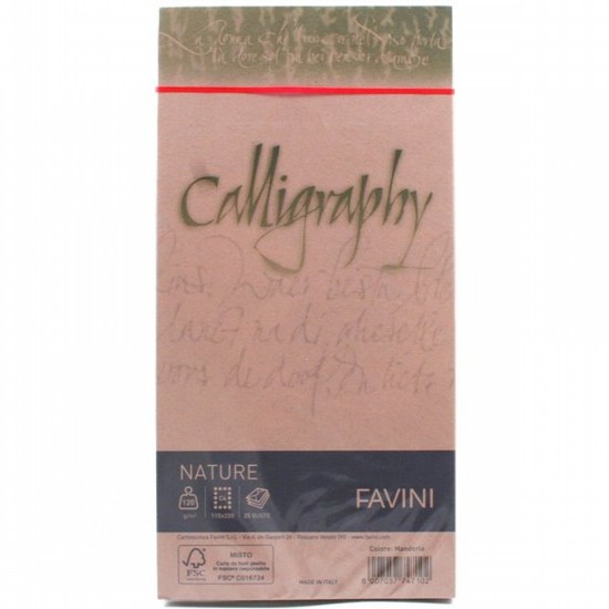 Εικόνα της Σειρά CN - 25 Φάκελοι 120g/m2 Αμυγδαλωτοί - 11x22 - C4