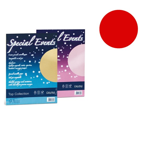 Εικόνα της Σειρά SE - 5 Φάκελοι 120g/m2 + 5 Κάρτες 250g/m2 Κόκκινοι 08 - 7,6x11 - B1