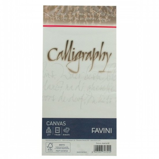 Εικόνα της Σειρά CC - 25 Φάκελοι 100g/m2 Ελεφαντόδοντο 02 - 11x22 - C4